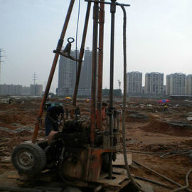 Китай Буровая установка воды трейлера 2 колес Геотечникал портативная с насосом грязи поставщик